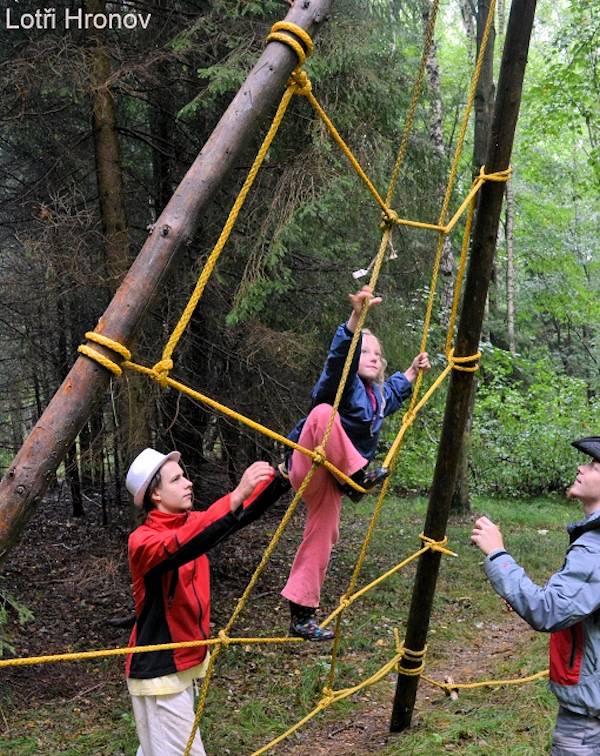 Netradiční hry z dílny Katky Řehákové a šikovných mladých dobrovolníků