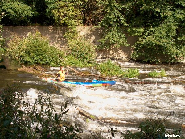 rkm. 45,9 místo průjezdu i za nižšího stavu