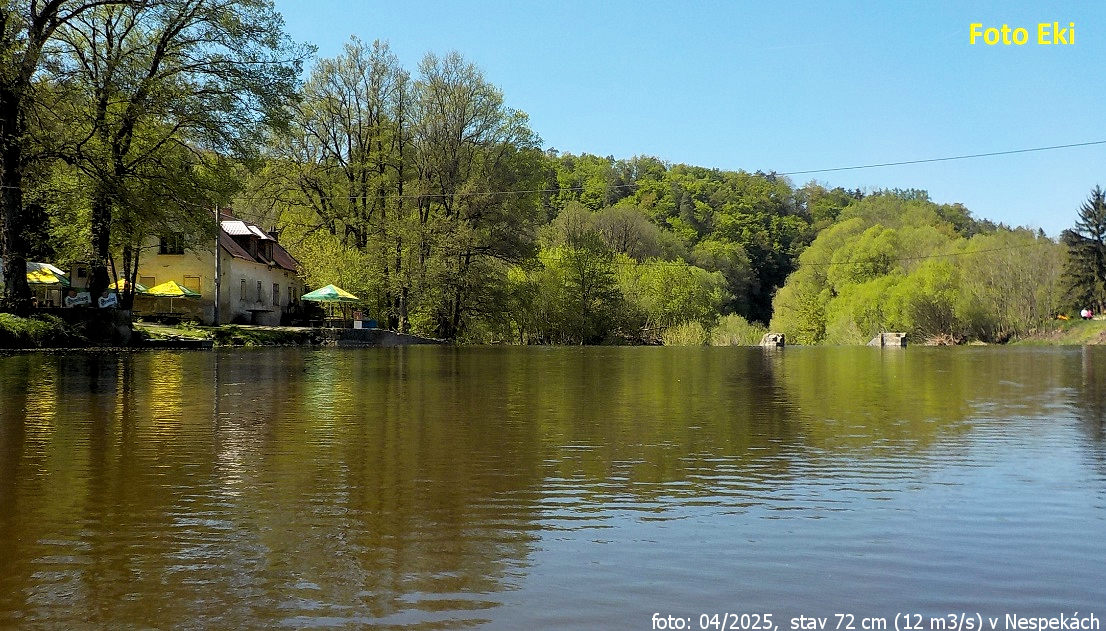 rkm. 16,2  Nadjezí jezu Kaňov