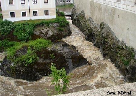 Kaskada v Krumlove Kaskada v Krumlove