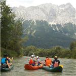 Výhled na Alpy před ústím Salzabachu 08/2024