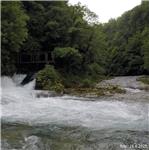 Stupeň s náhonem před Robinsom kempem