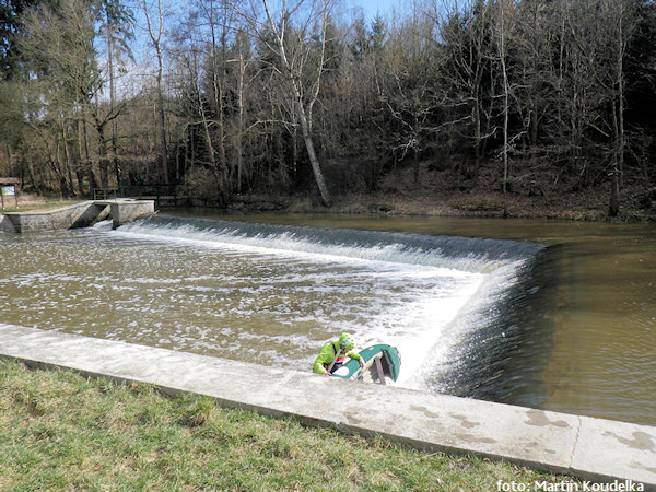 rkm. 7,0 Střížkův mlýn Kladruby – LG Stříbro 56cm, 3,9 m3/s