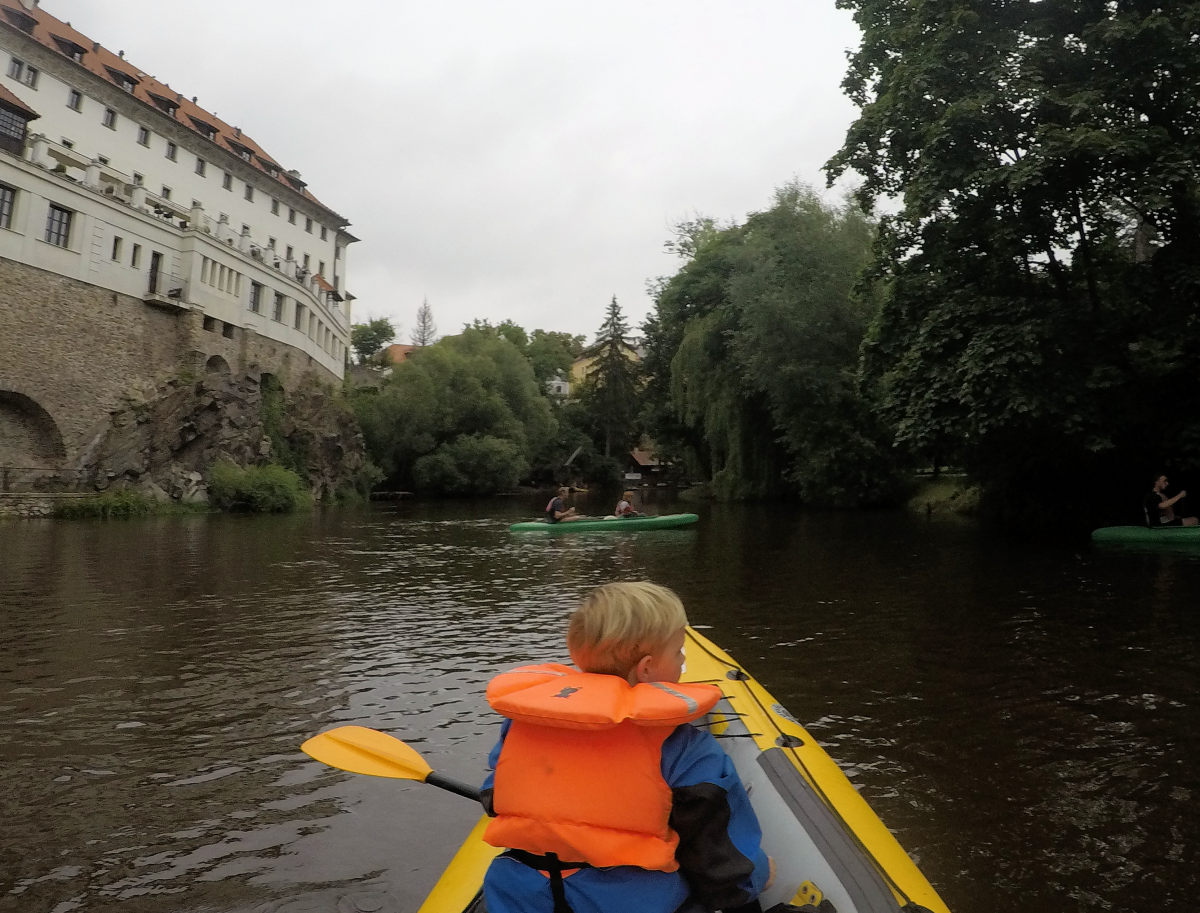 rkm. 283,0  Nad jezem Mrázkův mlýn, Český Krumlov