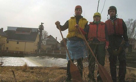 U jezu v Miroticích U jezu v Miroticích