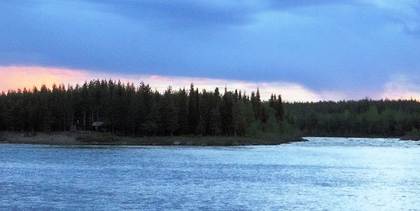 Laponské řeky Kaitum a Kalix