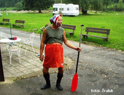 vodácká babička na Otavě vodácká babička na Otavě