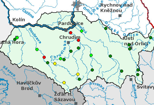 Kolečka na vodočtech
