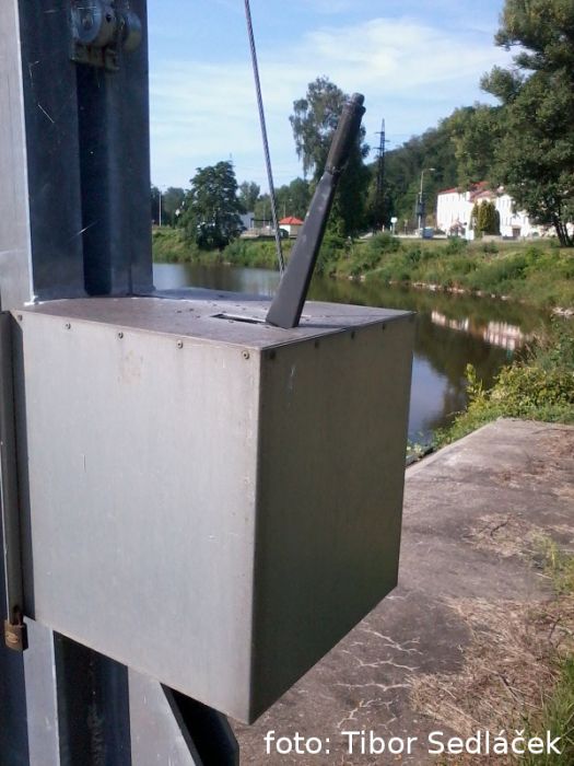 Vaňkův jez na Jizeře Vaňkův jez na Jizeře