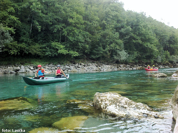 Drina bez vody z přehrady