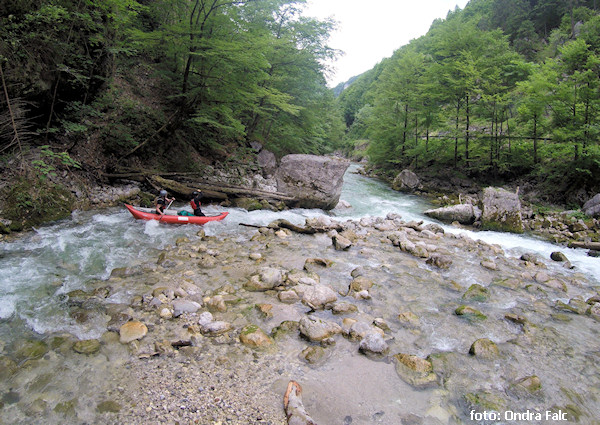 Peřej pod soutěskou Peřej pod soutěskou