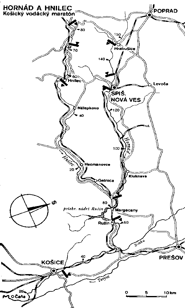 Ake mesto leziv kosickej kotline v udoli rieky hornad