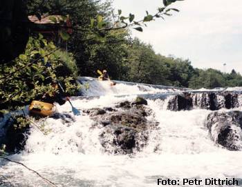 Stupne na rece Krka