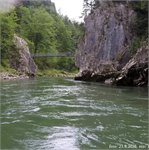 Kössener Ache v úseku Entenlochklamm