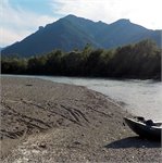 Pláž u cyklostezky pod městem Marquartsteinl 26/06/2022, 98cm Hutte