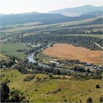 Poprad pod Starou Ľubovňou focený z místního hradu 