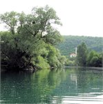 převládající charakter v druhé půlce úseku Martin Brod - Štrbački Buk