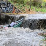 Jez Grebovka během vodácké akce