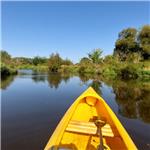 Soutok Heidenaab a Waldnaab, foceno proti proudu z Naab 