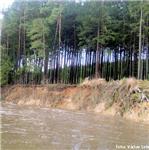 Řeka u Přemilova  za stavu 27 kubíků v Přemilově
