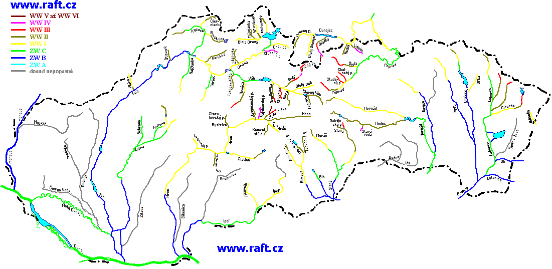 mapa Slovensko